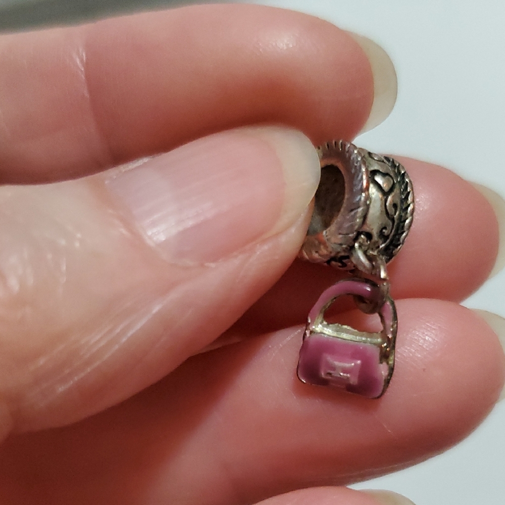 Brighton Pink Purse Two Tone Charm